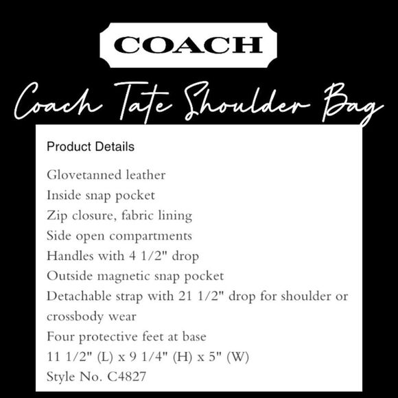 RETAIL Coach Tate Carryall 29 - Picture 8 of 15